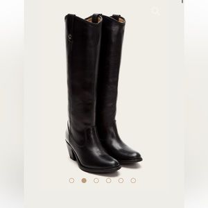 Frye Jackie Button Boot Black Size 7.5